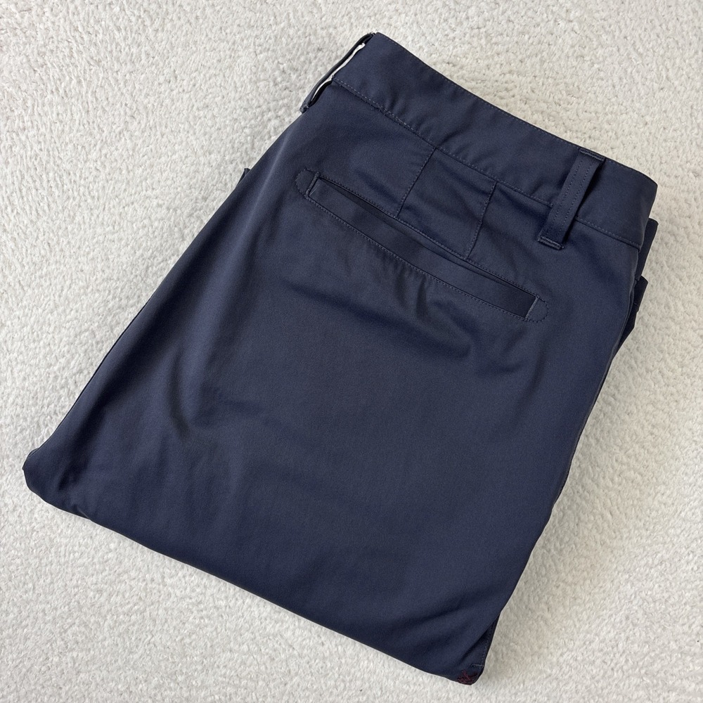 RHONE Commuter Classic Fit Pants Mens 35/32 Iron Gray Lightweight Stretch Chinos